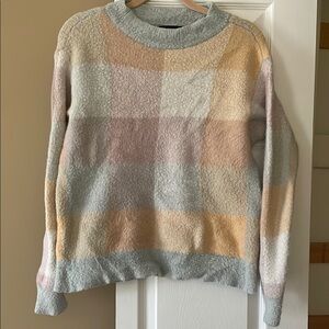 Colorful Plaid Women's Sweater